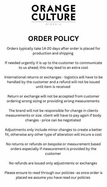 Return,Refund or Cancellation Policy