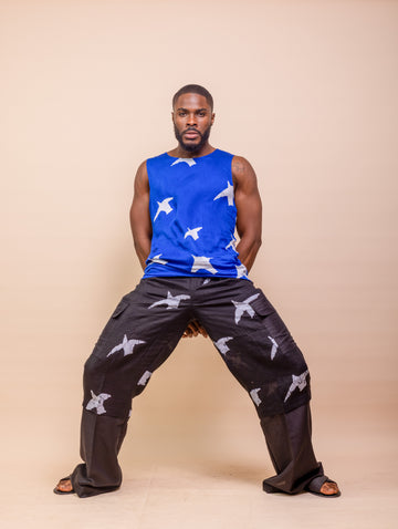 Casj Adire Bird Vest