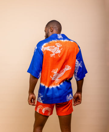 Casj Fish Adire Shirt