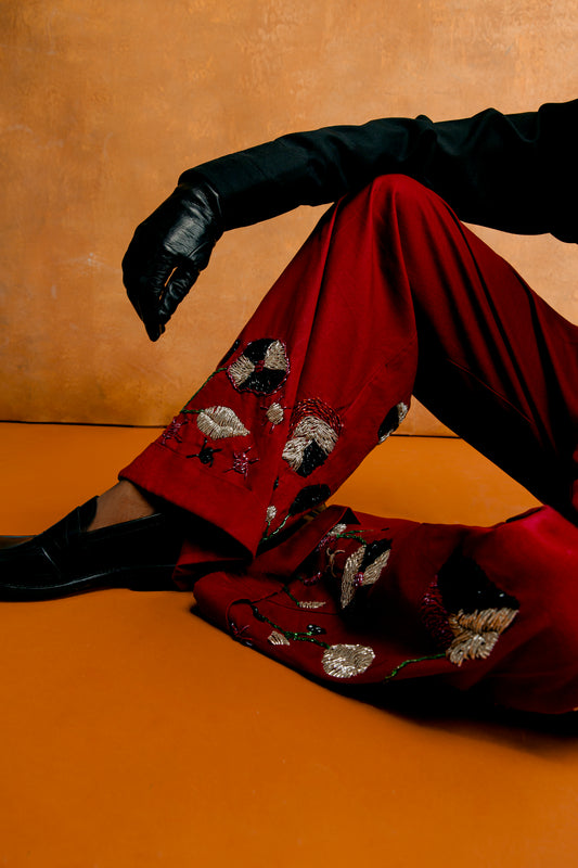 Ebuka extended bow shirt