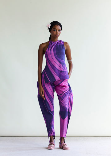Onyinye print trousers