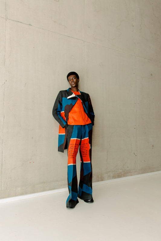 Yemi print coat