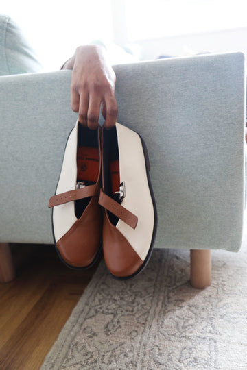 Demi Two toned flats