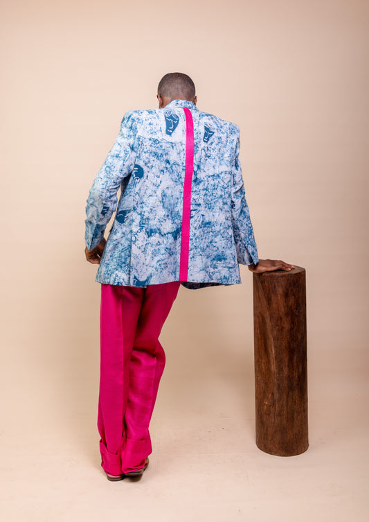 Casj Faces Adire Blazer
