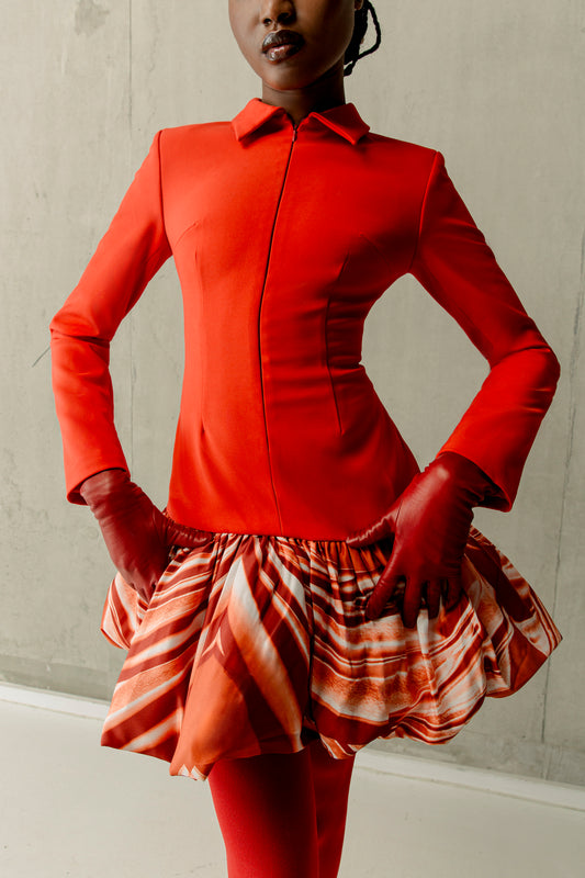 Sonia blazer puff dress