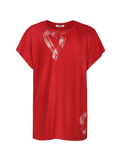 Casj White Heart Tee