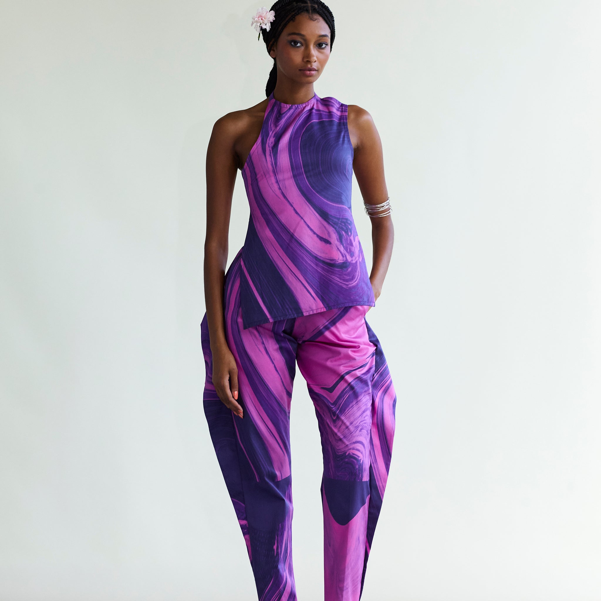 Onyinye print trousers