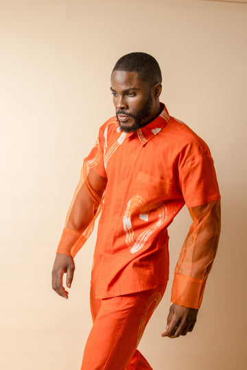 Casj Orange Heart Shirt