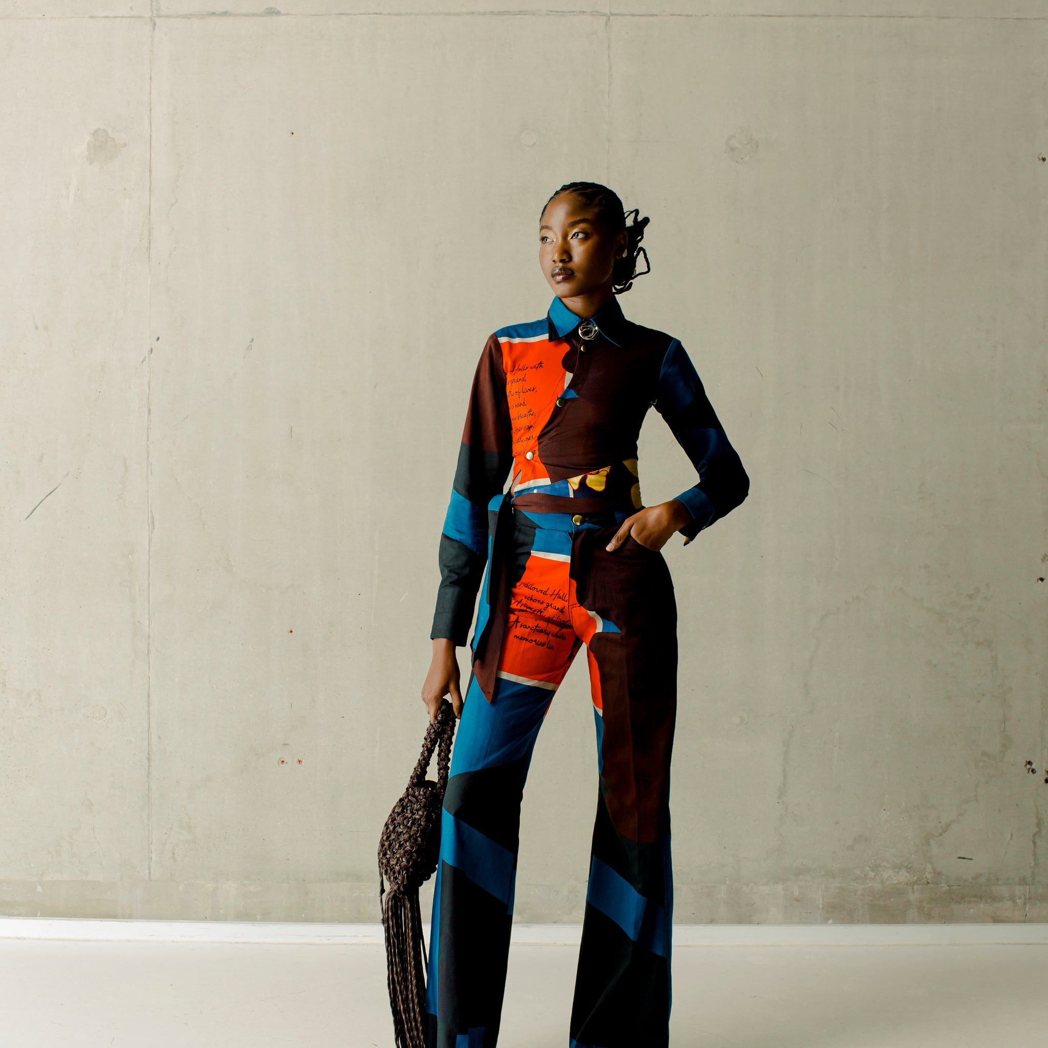 Sade slim to flare pants