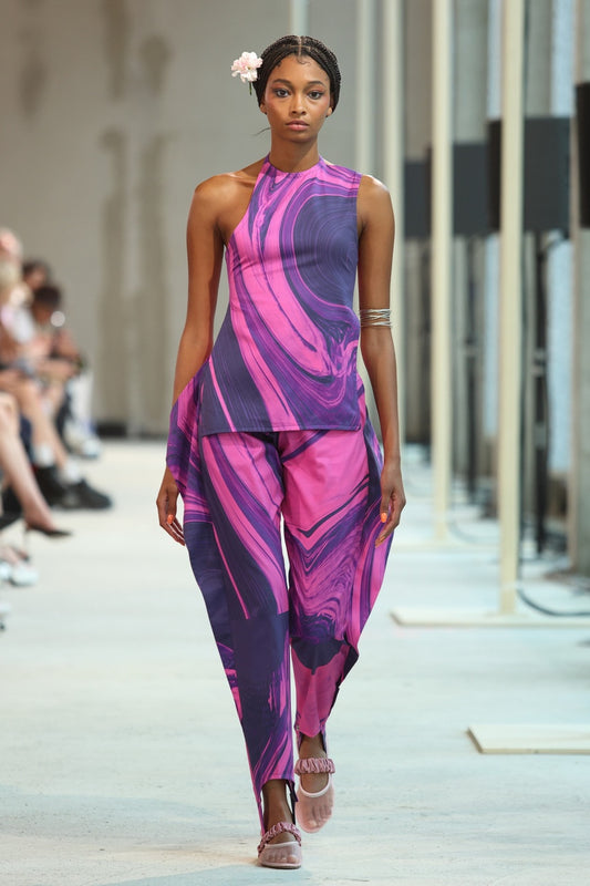 Onyinye print trousers