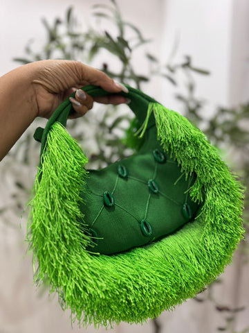 Fern Shekere Bag - Green